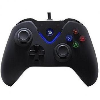 ZD W controlador cableada de asa de Gamepad de palanca de mando para PC