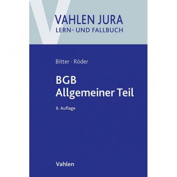 BGB Allgemeiner Teil (Vahlen Jura/Lern- und Fallbuch)