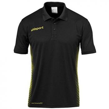 Uhlsport Kinder Score Poloshirt, schwarz/Fluo gelb, 152