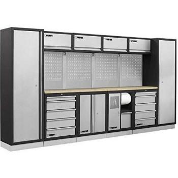 Muebles modulares para taller Fervi Racing Esquina