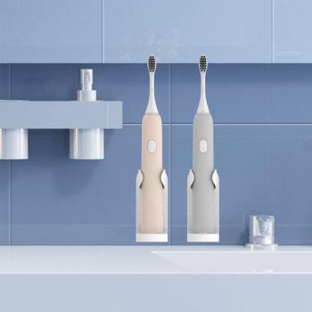 Electric Toothbrush Holder with Sticker for Wall Mount