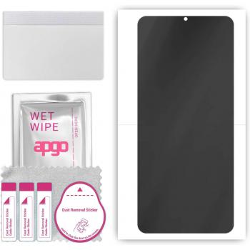 Vivo Y55s 2021: apgo Hydrogel Privacy Matte Bildschirmprotektor – Anti-Spionage, Flex-Folie, weiches TPU mit Positionierungsschicht