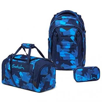 Satch Schulrucksack-Set MATCH Troulemaker + Mäppchen + Sporttasche