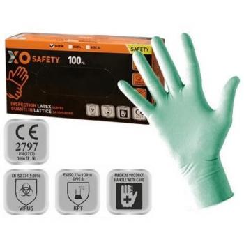 Medizinische Latexhandschuhe zur Inspektion und persönlichen Schutzausrüstung (PSA) - S