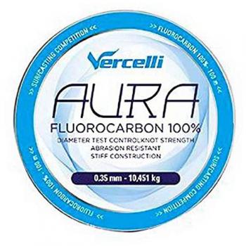 Línea Vercelli Aura 50 m – Fluorocarbono Transparente