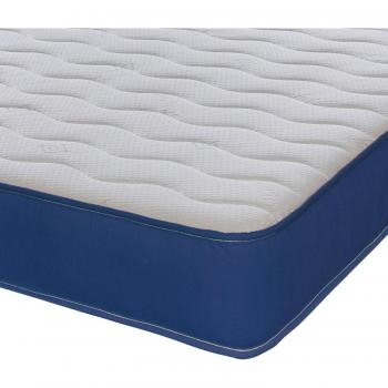 Cooltouch Essentials Dark Blue Border Memory Foam and Spring Mattress - 3ft Single, Extreme Comfort Ltd