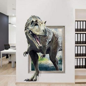 Estampado Gigante de Dino en Parede
