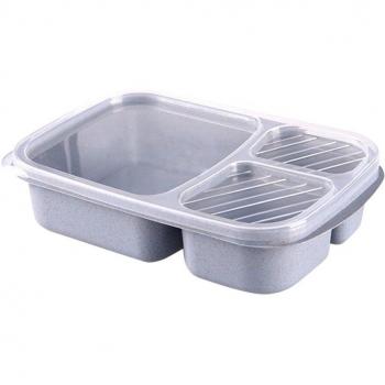 Contenedor de comida Bento de paja de trigo