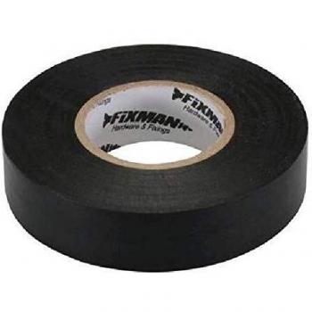 Cinta Aislante Profesional PVC 25 Metros x 25 mm Color Negra