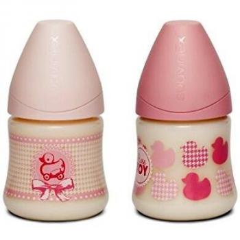 Suavinex - 304378 - BIBERON 150 ML TOYS PHYSIO SILICONE - Motif aléatoire