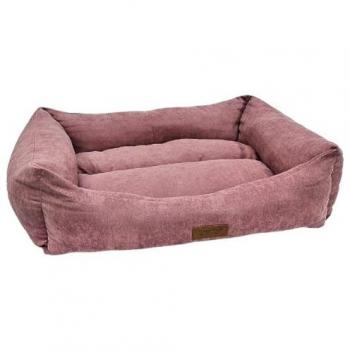 Luxury Dog Lounger Bed - Pink