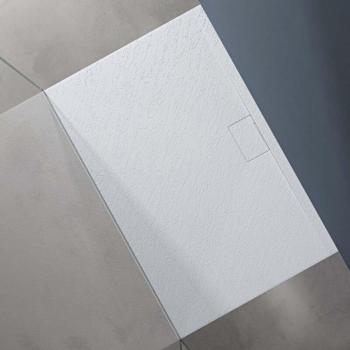 Bac à Douche Sogood Ultra Plat Blanc Mat 90x140x3 cm