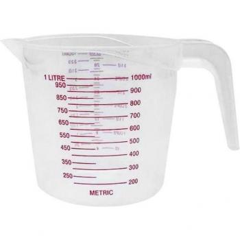Verre doseur à bec verseur avec anse transparente, 500 ml