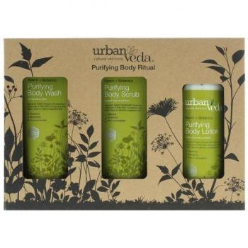 Urban Veda Womens Purifying Body Ritual Bodycare Set