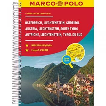 MARCO POLO Reiseatlas Österreich Liechtenstein Südtirol 1:200.000