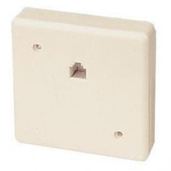 Base telefónica modular 6p/6c superficie Electro DH 39.048/6/6