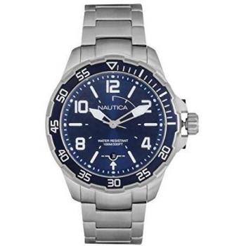 Nautica Men’s Analog Quartz Timepiece with Leather Band (NAPPLH003)