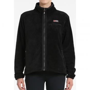 Lovest Women's Full Zip Fleece Jacket Black XL