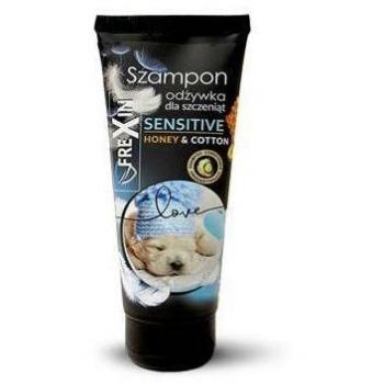 FREXIN Sensitive Szampon z odżywką dla szczeniąt Róża & bawełna 2x220 g