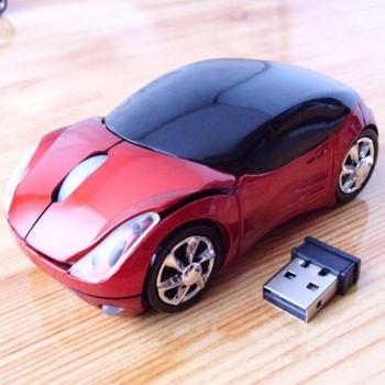 Car Style Wireless Optical Mouse USB 2.4GHz