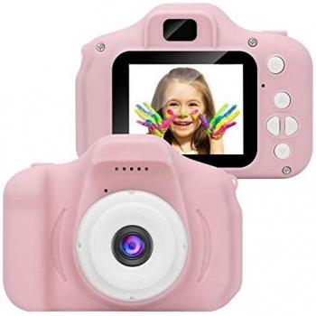 Fotocamera per bambini,Telecamera Digitale per Bambini 1080P HD Video Fotocamera Digitale con Schermo LCD da 2 Pollici Scheda di Memoria 32G
