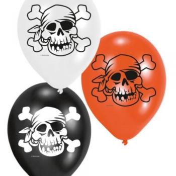 Pack de 6 Ballons à Thème Pirate