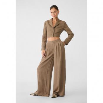 Pantaloni Palazzo Marrone Stradivarius 40