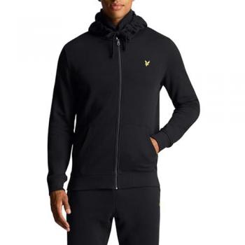 Lyle & Scott Men's Zip Through Hoodie - Black - Regular/36