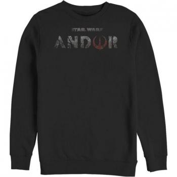 Andor‑Logo‑Sweatshirt (L) – Star Wars Disney – Schwarz – Herren
