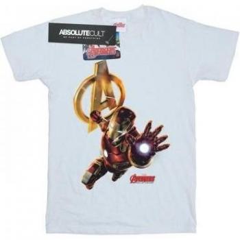 Iron Man Pose Women's Cotton Boyfriend T-Shirt