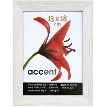 Accent Magic Holz-Wandrahmen (Nielsen Design 860076) – 13 × 18 cm, weiß