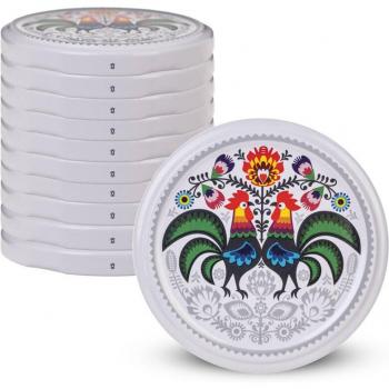 Fi66 Rooster Folk 10‑Pack Lids – KADAX Edition