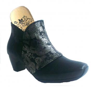 Capra-Rustico Schwarz-Kombiniert Stiefel