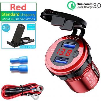 Pantalla LED 36W QC3.0 MotoConect