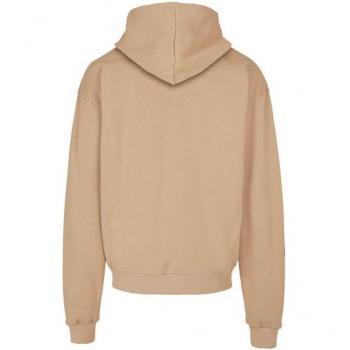 Kapuzensweatshirt MERCHCODE „Merchcode Herren NITM‑Whirled Back x Ultra Heavy Hoody“, Herren, Gr. XL, beige (unionbeige)
