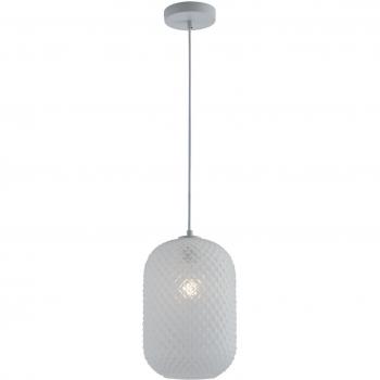 Netlighting Ashford Glass Dome Pendant Light, White, E27