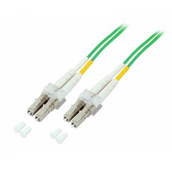 EFB Elektronik Duplex Jumper LC-LC 50/125µ, OM5, LSZH, limettengrün (0.50 m), Netzwerkkabel