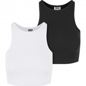 Urban Classics Top Nero/Bianco