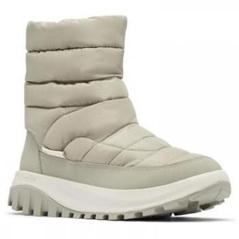 Columbia Snowtrot Waterproof Winter Boot Grey Green Dark Stone Size 4.5 UK Women
