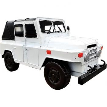 Handmade Wrought Iron Jeep Off-Road Truck Model