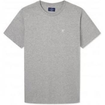 Hackett London Herren Pyjamatshirt – Klassisch Grau L – 20013 HMU
