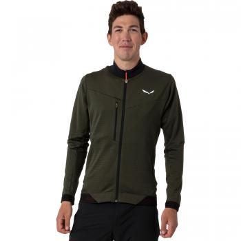 Chaqueta Salewa Pedroc PL 2 para hombre - felpa Polarlite - color negro