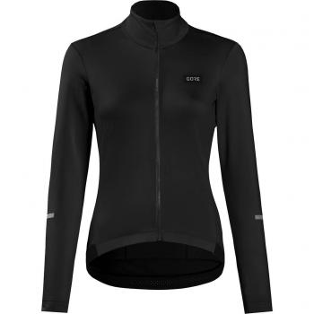 Jersey Gore Wear Progress Thermo Femenino Negro