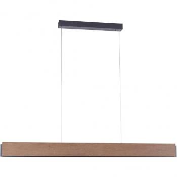 Palma LED CCT Up/Down – Lámpara Colgante de Madera Ajdin 121 cm
