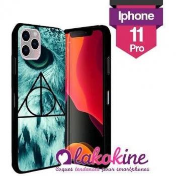 Harry Potter iPhone 11 Pro Silicone Case - Hallows Eyes