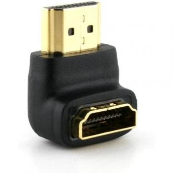 HDMI 1.4 90° Down-Angle Male-to-Female Extension Cable