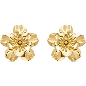 Paires de boucles d’oreilles Luxenter Nican en or jaune 18 ct