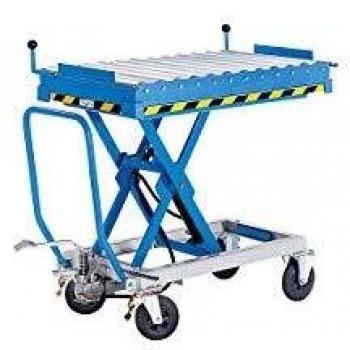 Eurokraft Pro Rollenbahn für Scherenhubtisch 1190x740 mm, starr