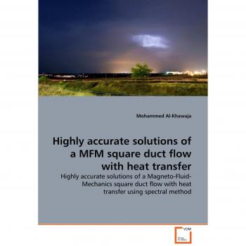 Highly accurate solutions of a MFM square duct flow with heat transfer