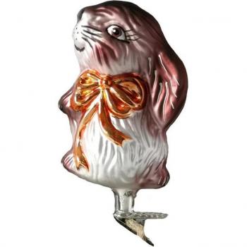 Christbaumhase Helmut mit Schleife